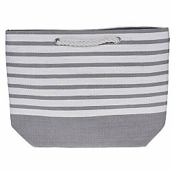 Plážová taška Stripes 52 x 38 cm, šedá