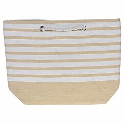 Plážová taška Stripes 52 x 38 cm, žlutá