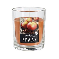 SPAAS Vonná svíčka ve skle Apple Cinnamon, 7 cm 